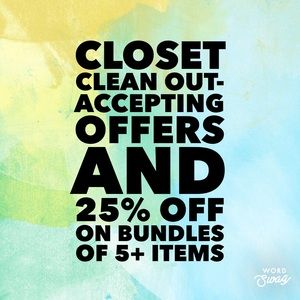 Closet clean out